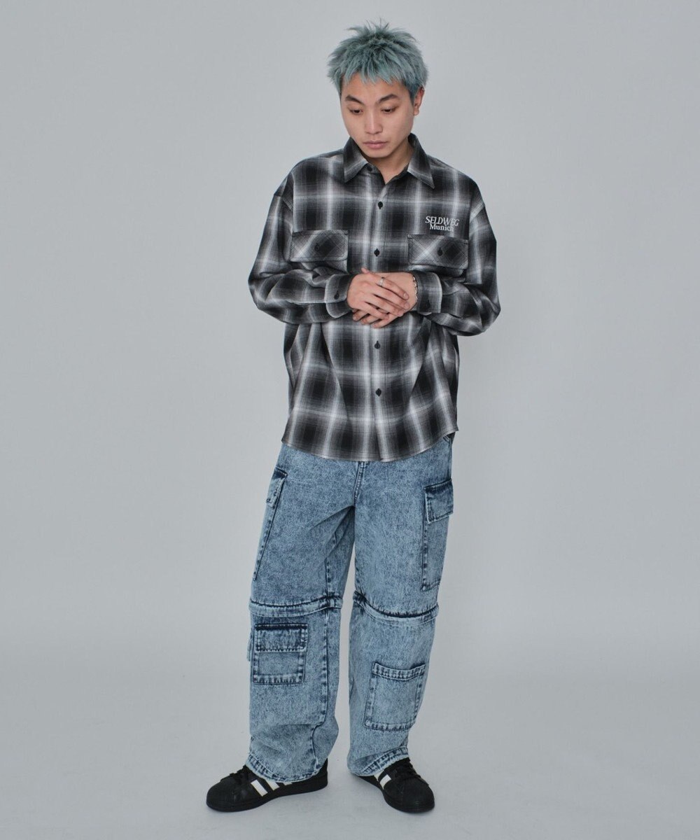 WEGO 2WAYマルチデニムカーゴパンツ 