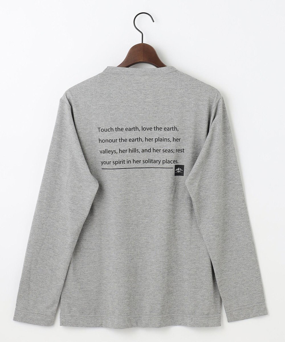 JOSEPH ABBOUD MOUNTAIN 【吸水速乾/消臭性】デオドライ天竺 ロングスリーブ Tシャツ 