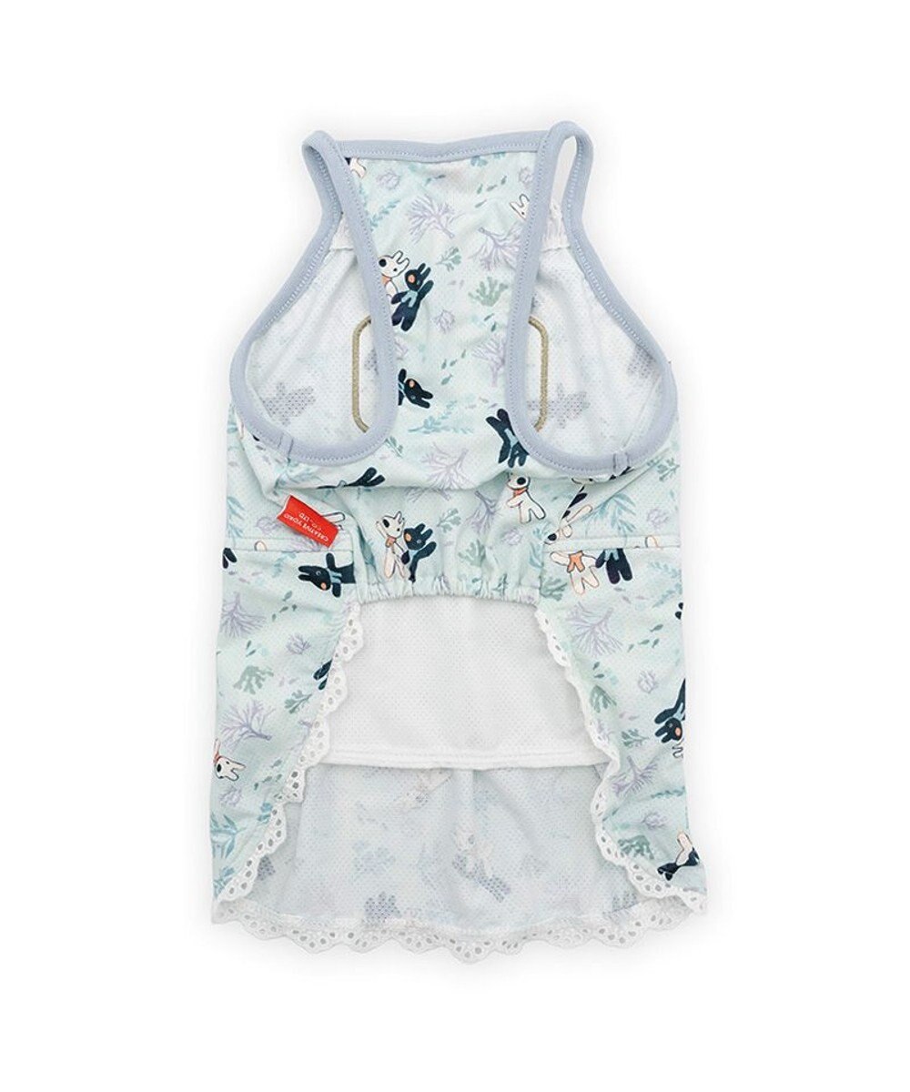 PET PARADISE リサとガスパール 接触冷感  ワンピース 《海草柄》 小型犬 