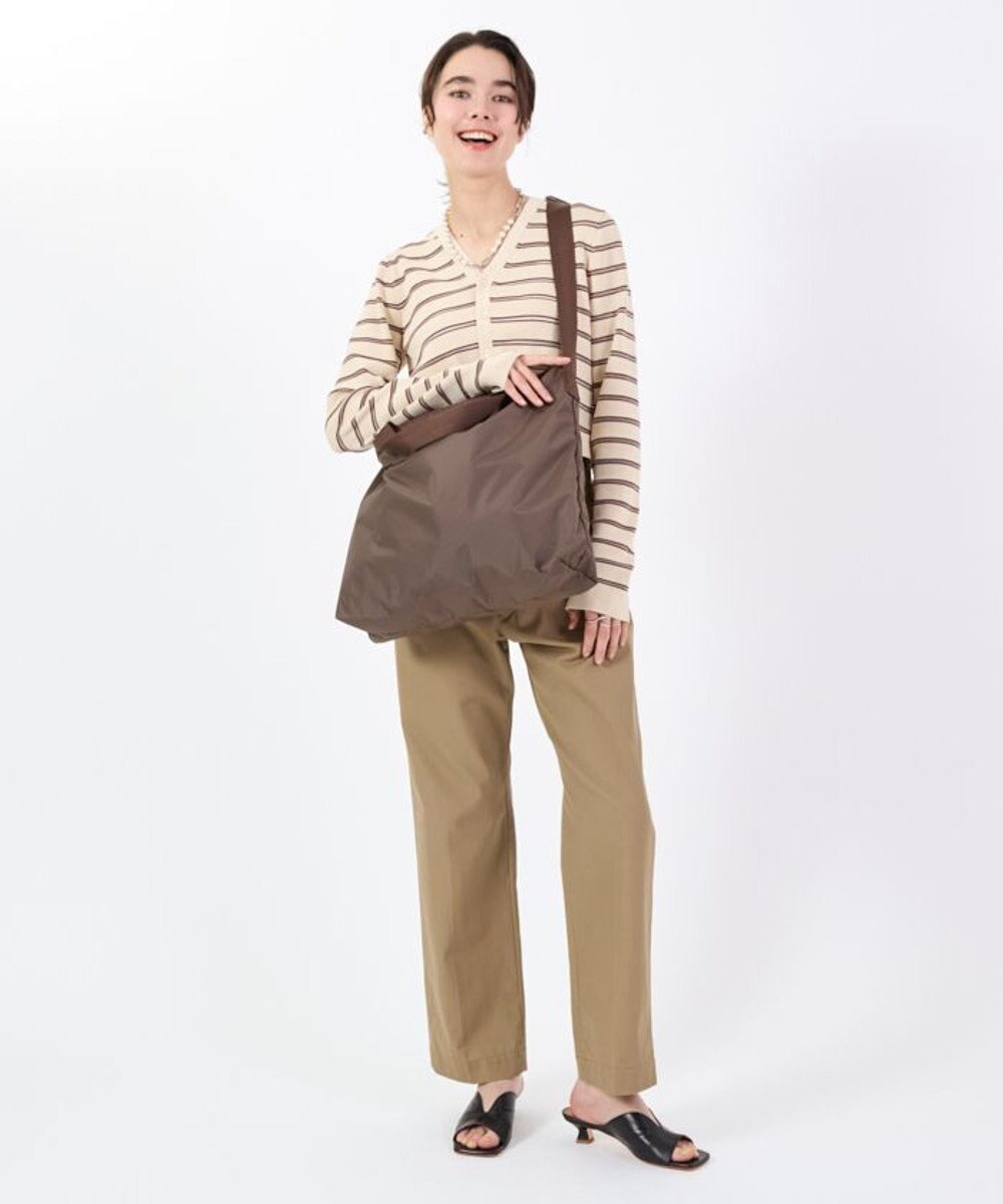 LeSportsac DELUXE ZIPTOP TOTE/ダークチョコレート 