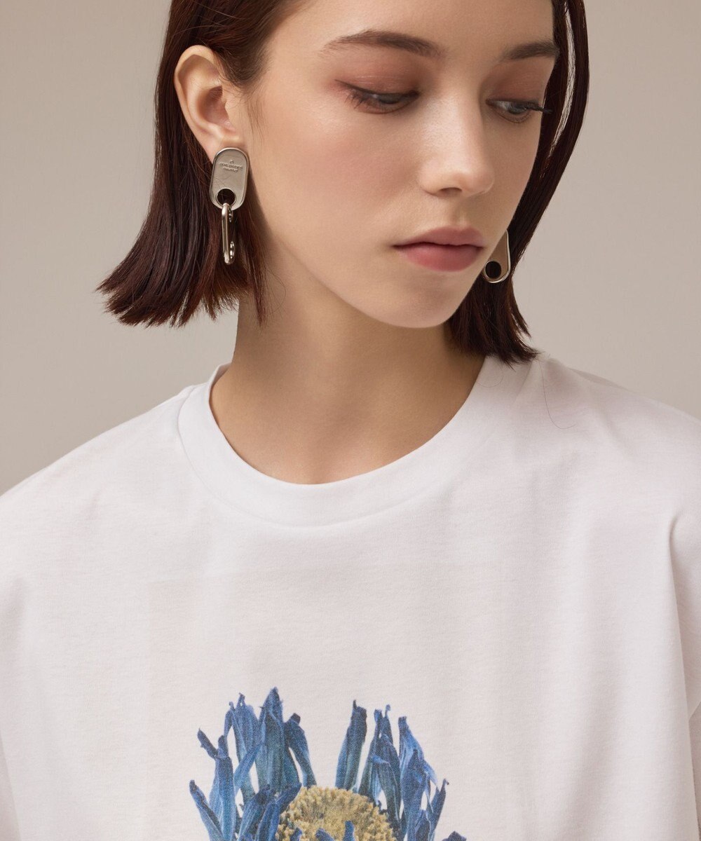 GRACE CONTINENTAL カットフォトTシャツ 