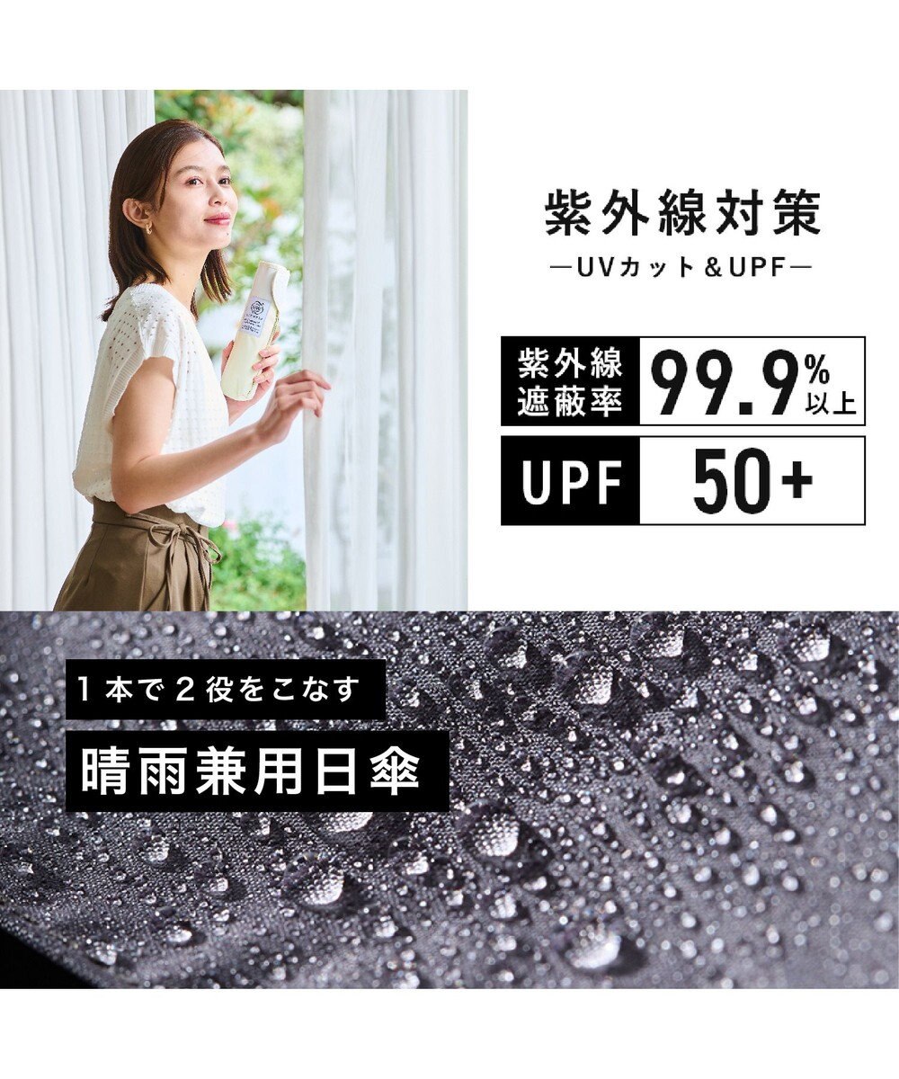 MOONBAT 【遮光100％/３秒で折りたためる日傘】晴雨兼用 折りたたみ傘 ウラワザ 