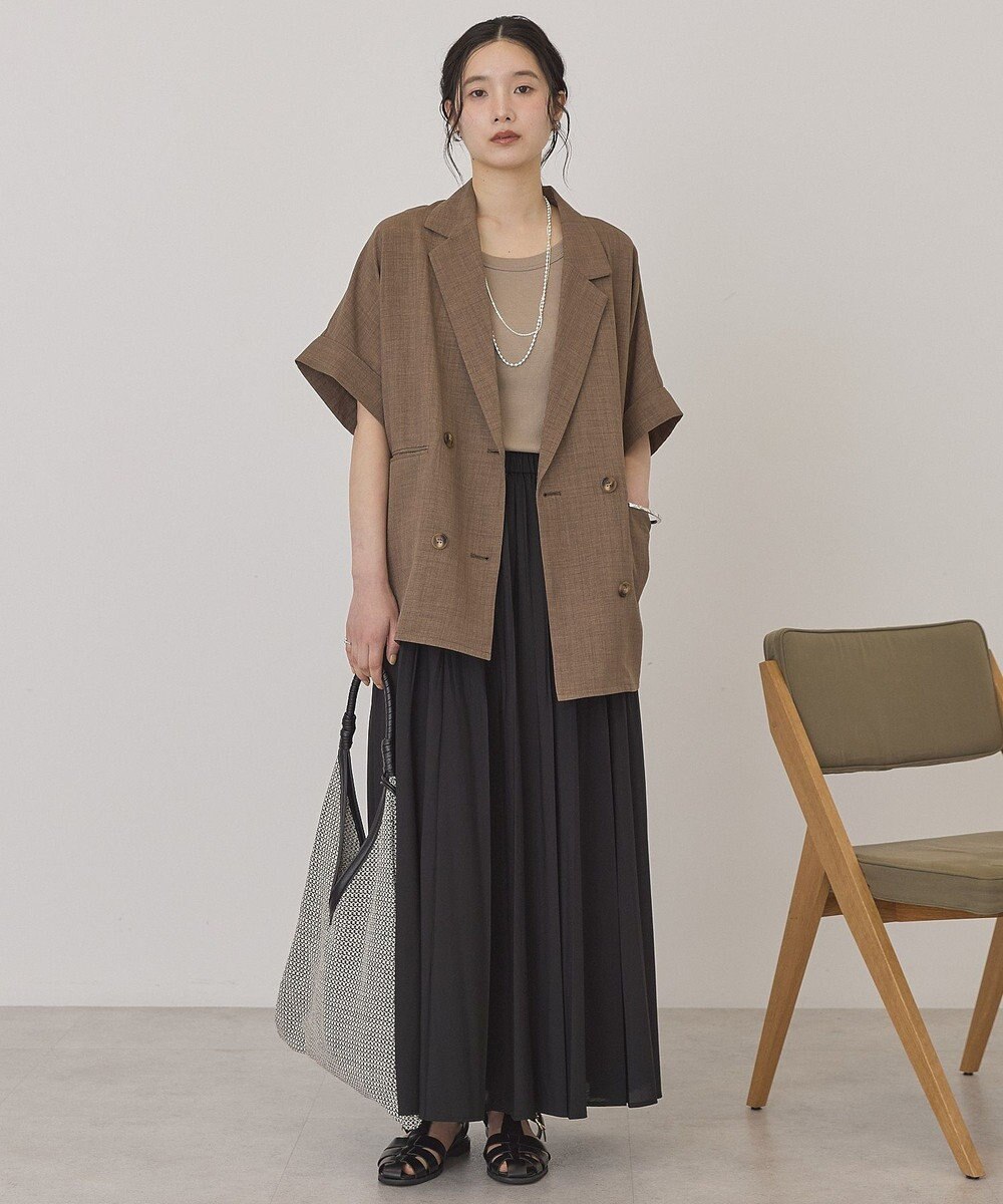 AMERICAN HOLIC 【選べる丈】シアープリーツスカート 