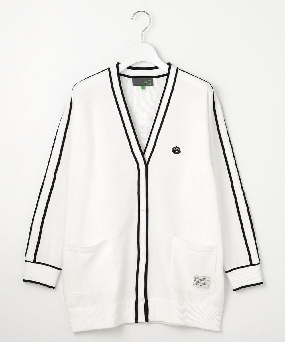 PW CIRCULUS 【WOMEN】ライン カーディガン ゴルフウェア レディース 