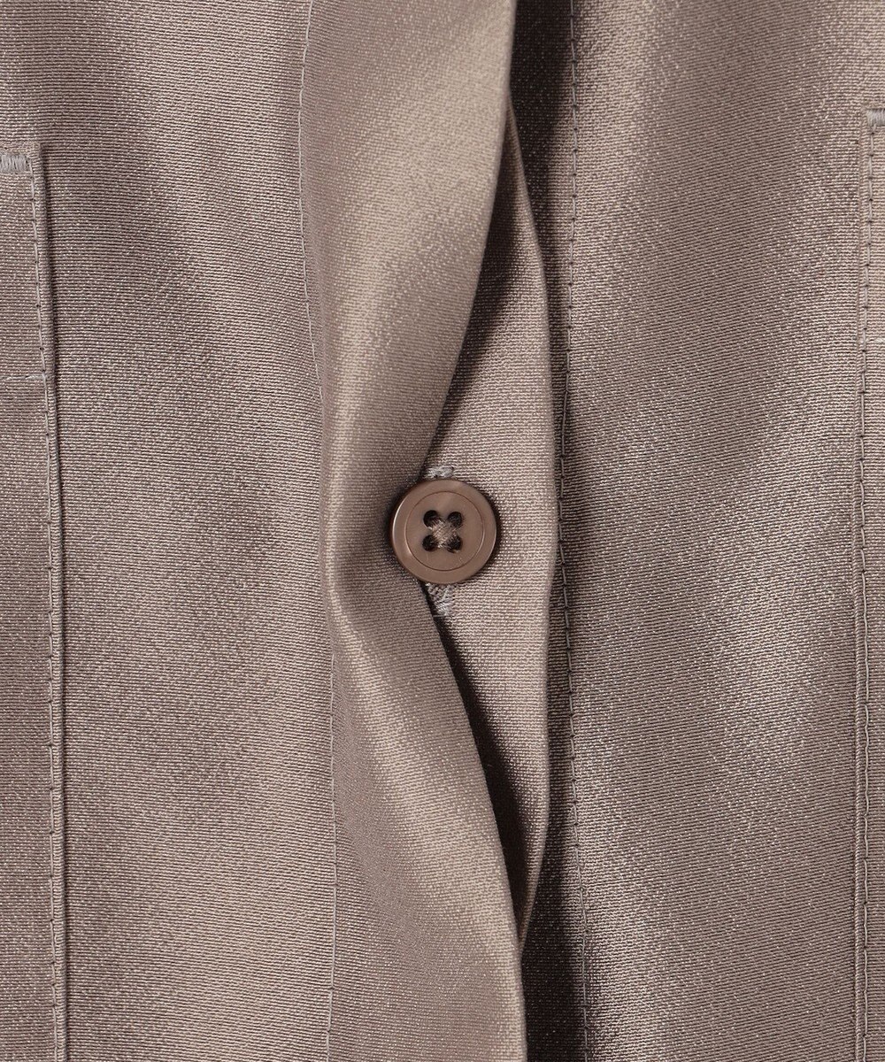 自由区 L シャイニーオーガンジーシアー シャツ 