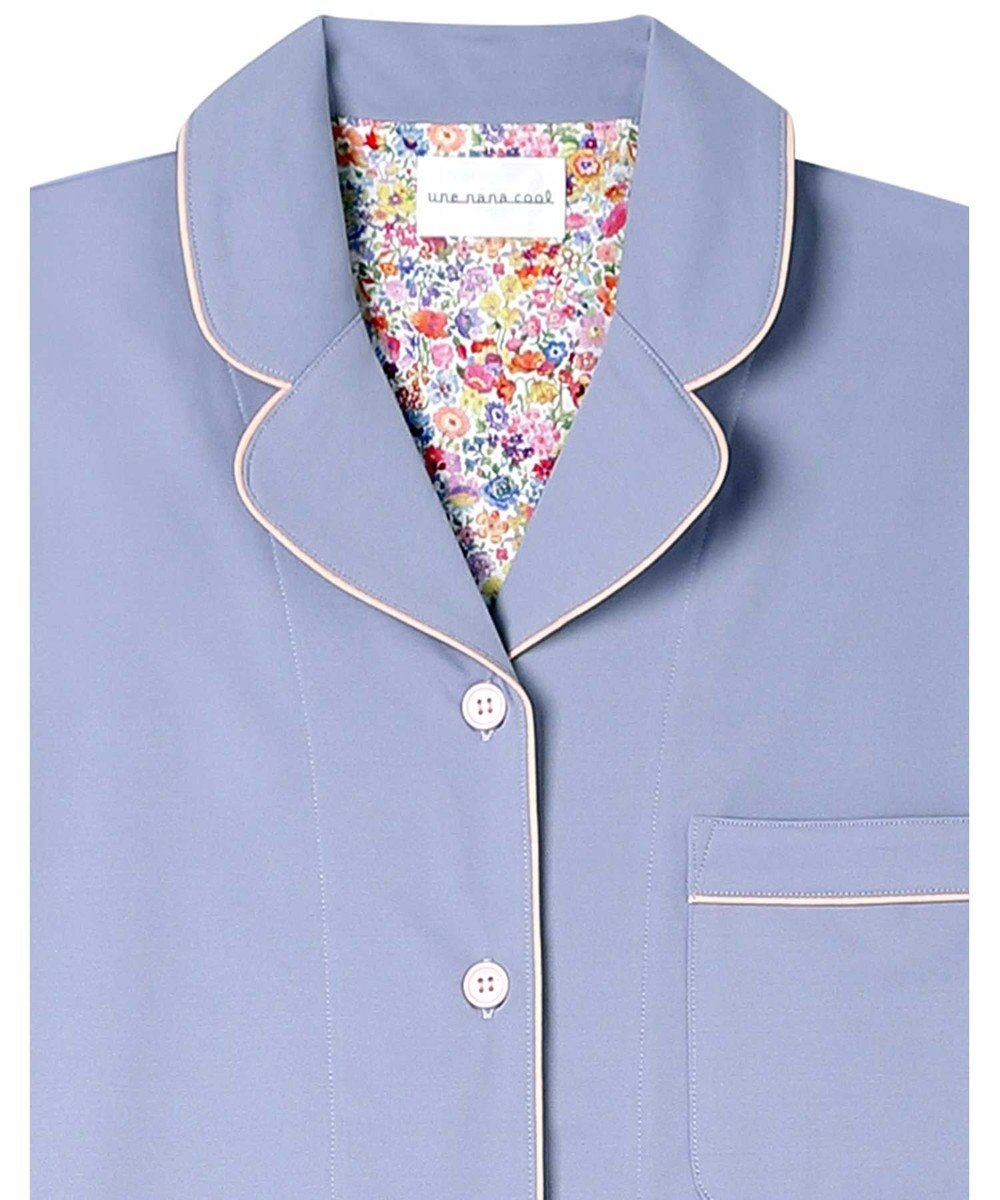 une nana cool 【綿混】両染ジャージ半袖パジャマ MADE WITH LIBERTY FABRIC 