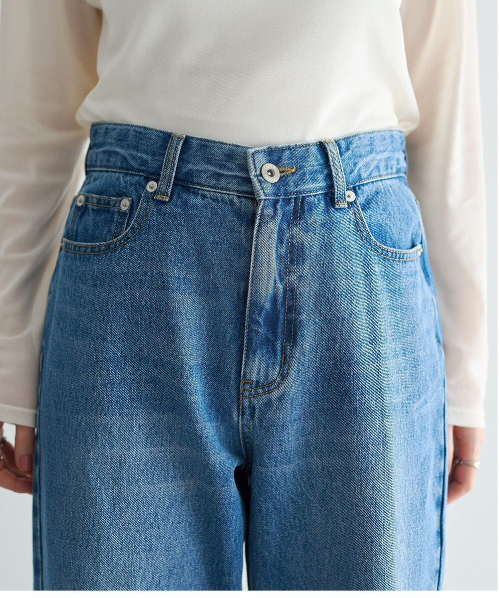 YECCA VECCA ORGABITS切替ストレートデニム 
