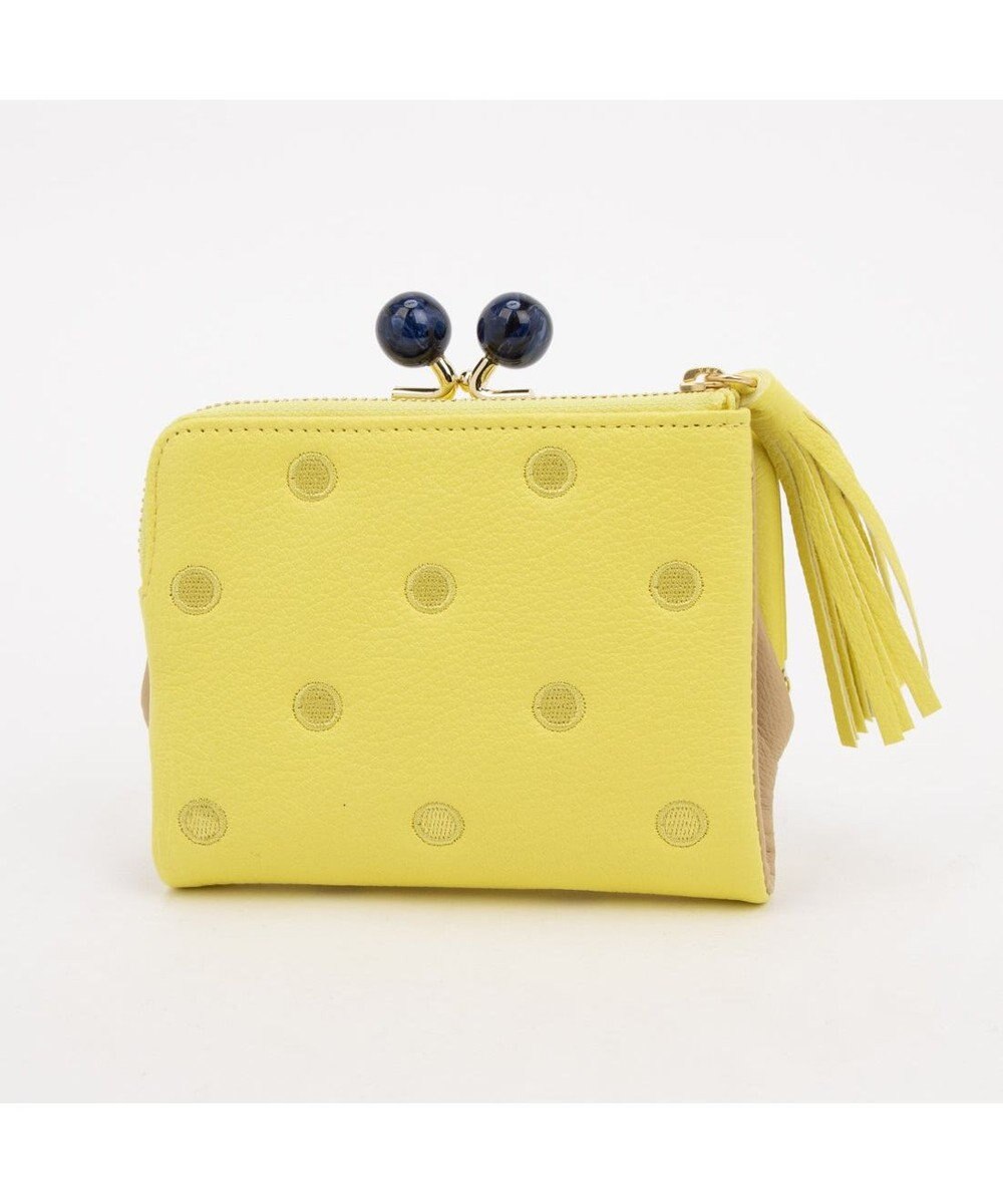 UNBILLION ペルケ perche / アクリル玉がま口2つ折り財布 