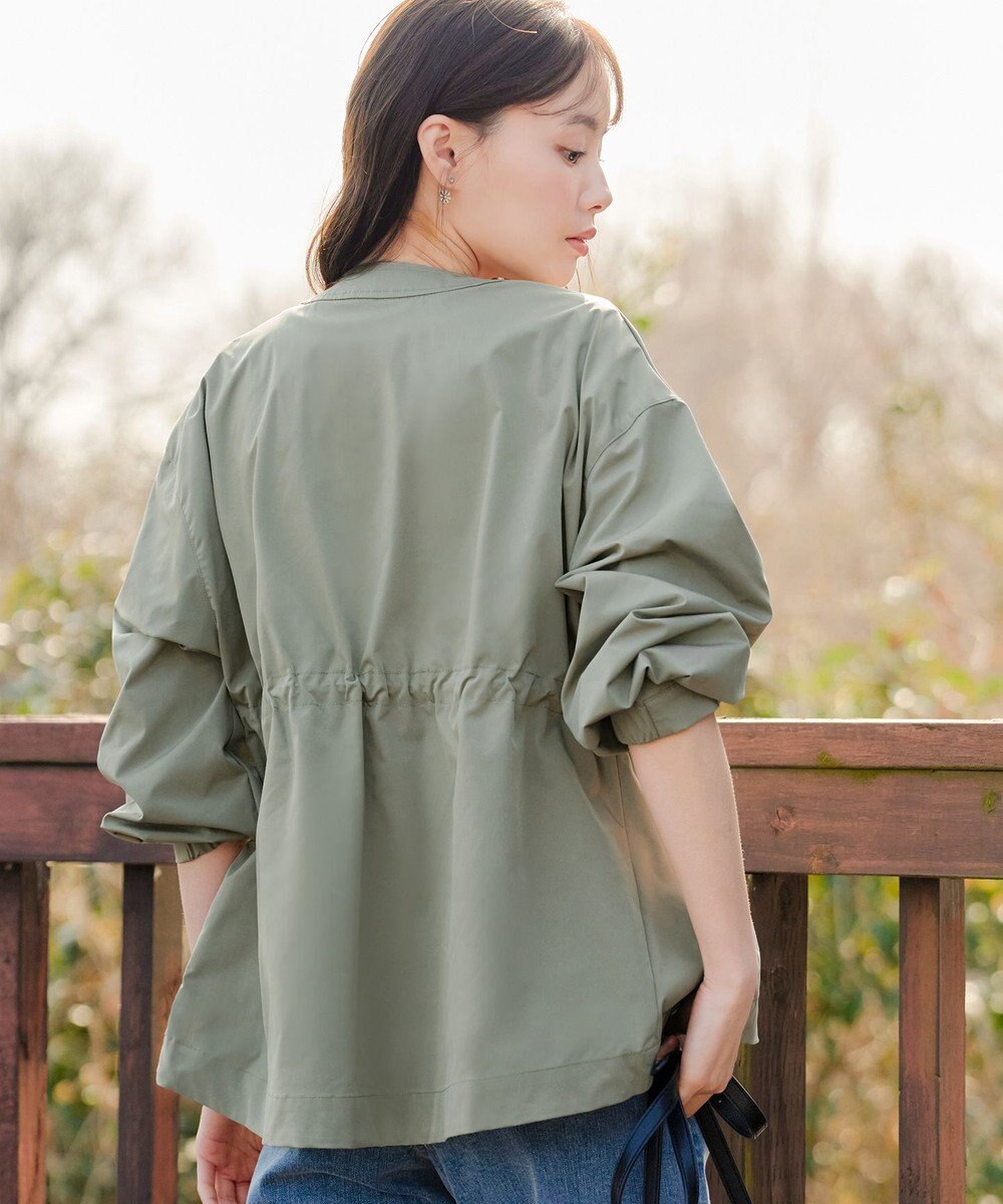 Tiaclasse 【新色追加・洗える】メモリーノーカラードロストブルゾン 