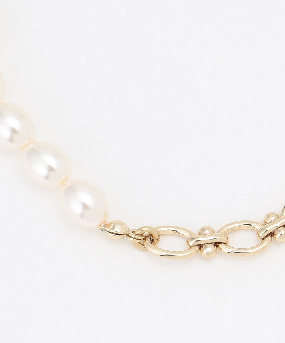 組曲 【2SET】メタルバングル パールセットブレスレット 