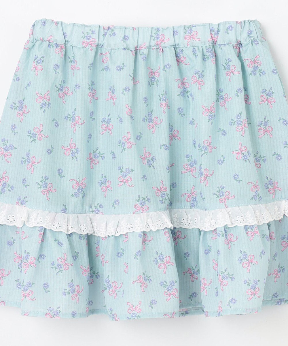 ANY KIDS フラワー×リボン スカパン 