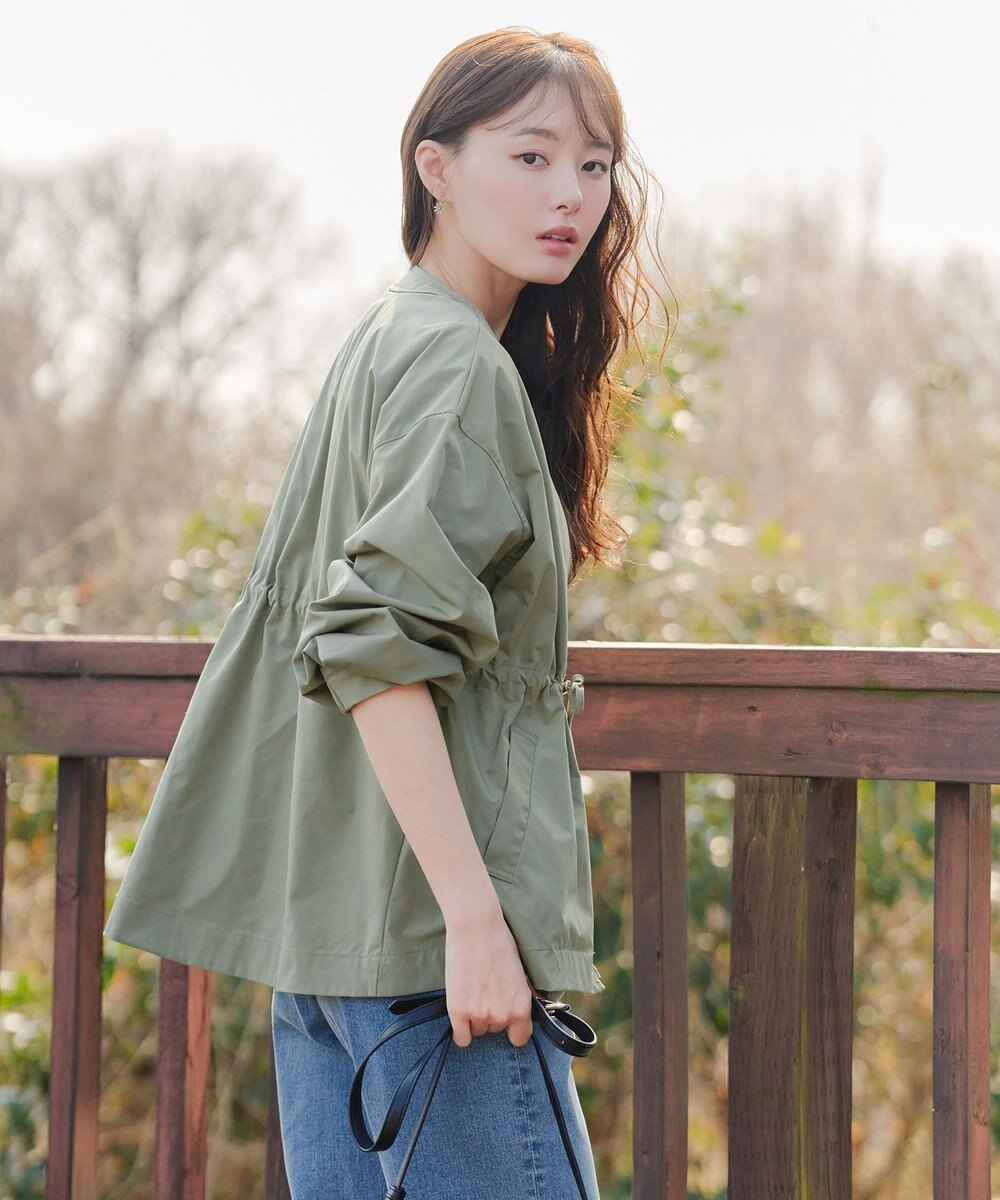 Tiaclasse 【新色追加・洗える】メモリーノーカラードロストブルゾン 