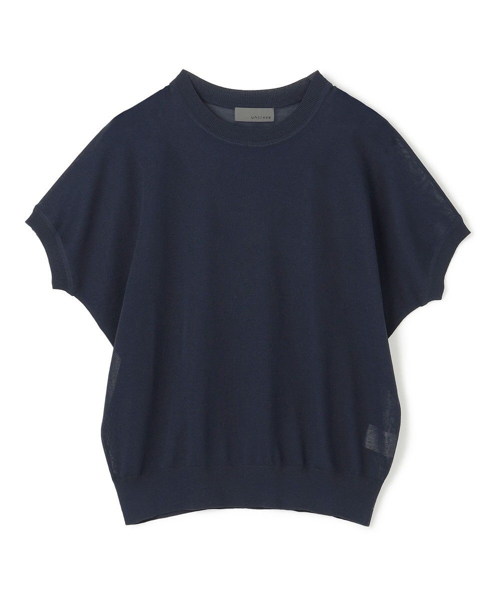 uncrave シアー ニットプルオーバー 