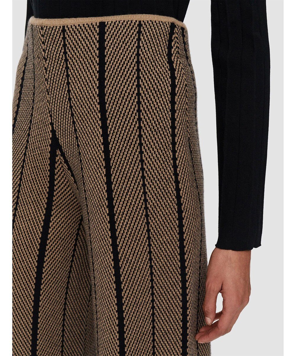 JOSEPH シェブロンジャガード　ニットトラウザーズ 