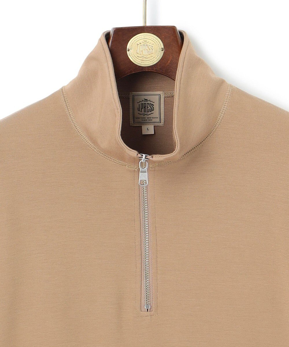 J.PRESS MEN ダウンファブリック ハーフジップ スウェット 