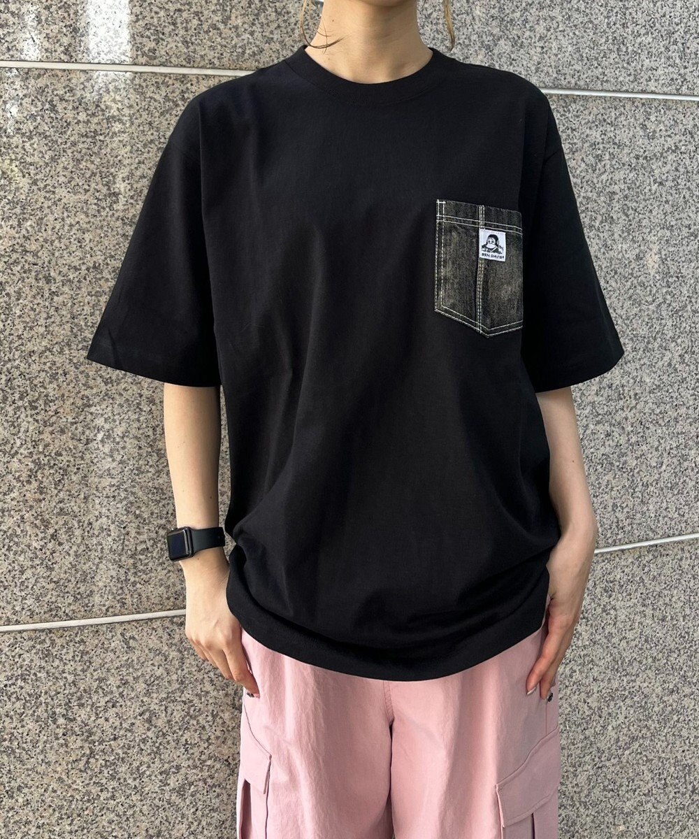 WEGO 【ユニセックス着用ITEM/MLサイズ展開】BENDAVISデニムポケットT（SS） 
