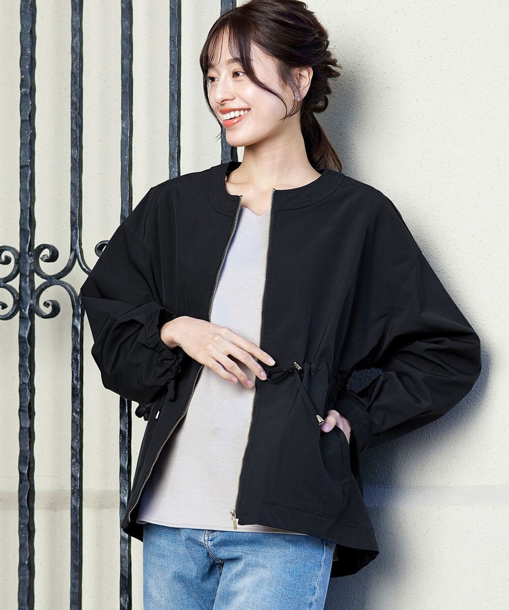 Tiaclasse 【新色追加・洗える】メモリーノーカラードロストブルゾン 