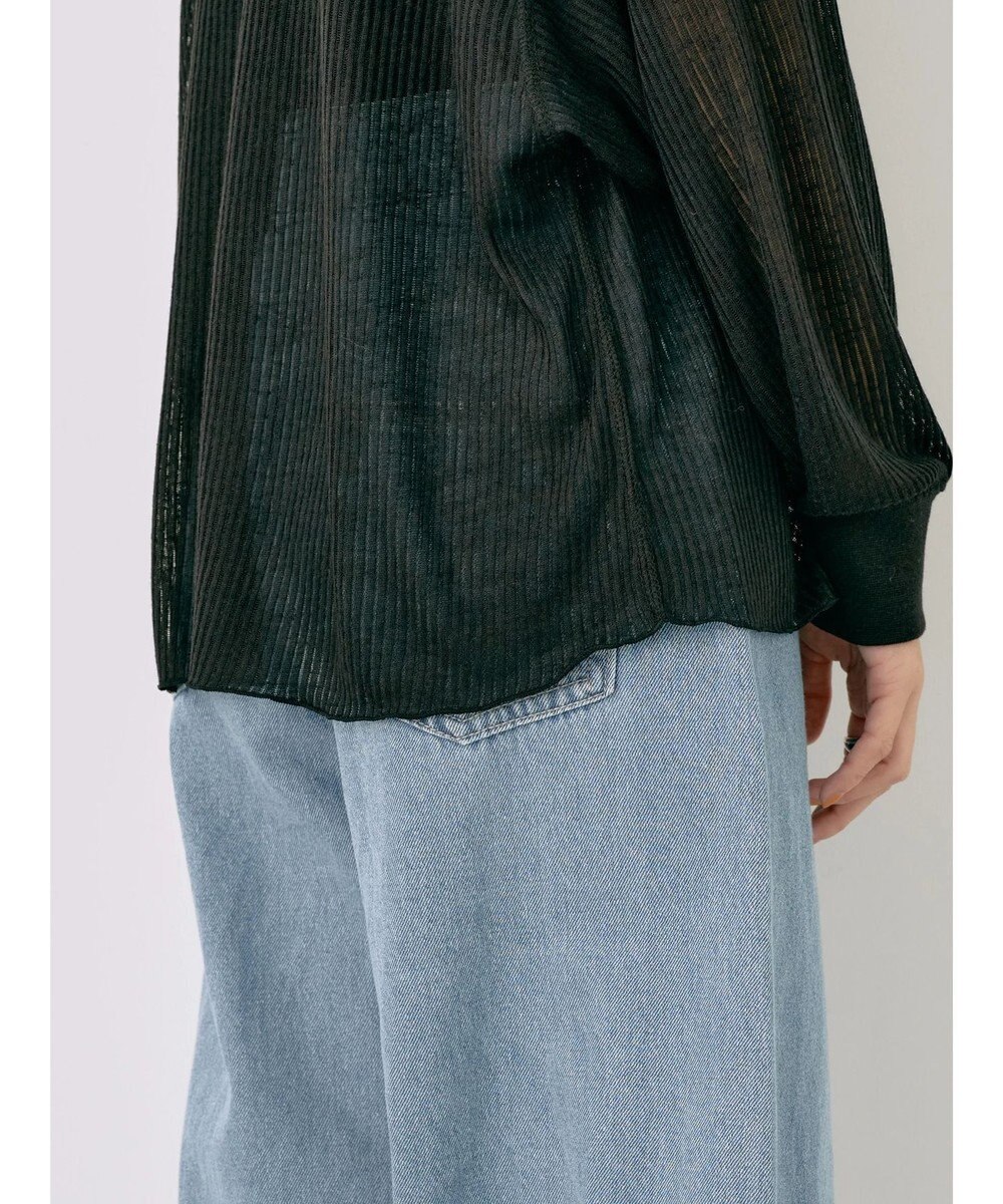 earth music&ecology シアーリブドルマンプルオーバー 