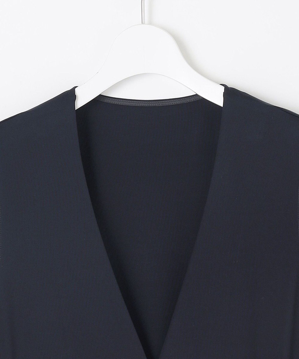 J.PRESS LADIES S ハリプルライトジャージー ロング ジレ 