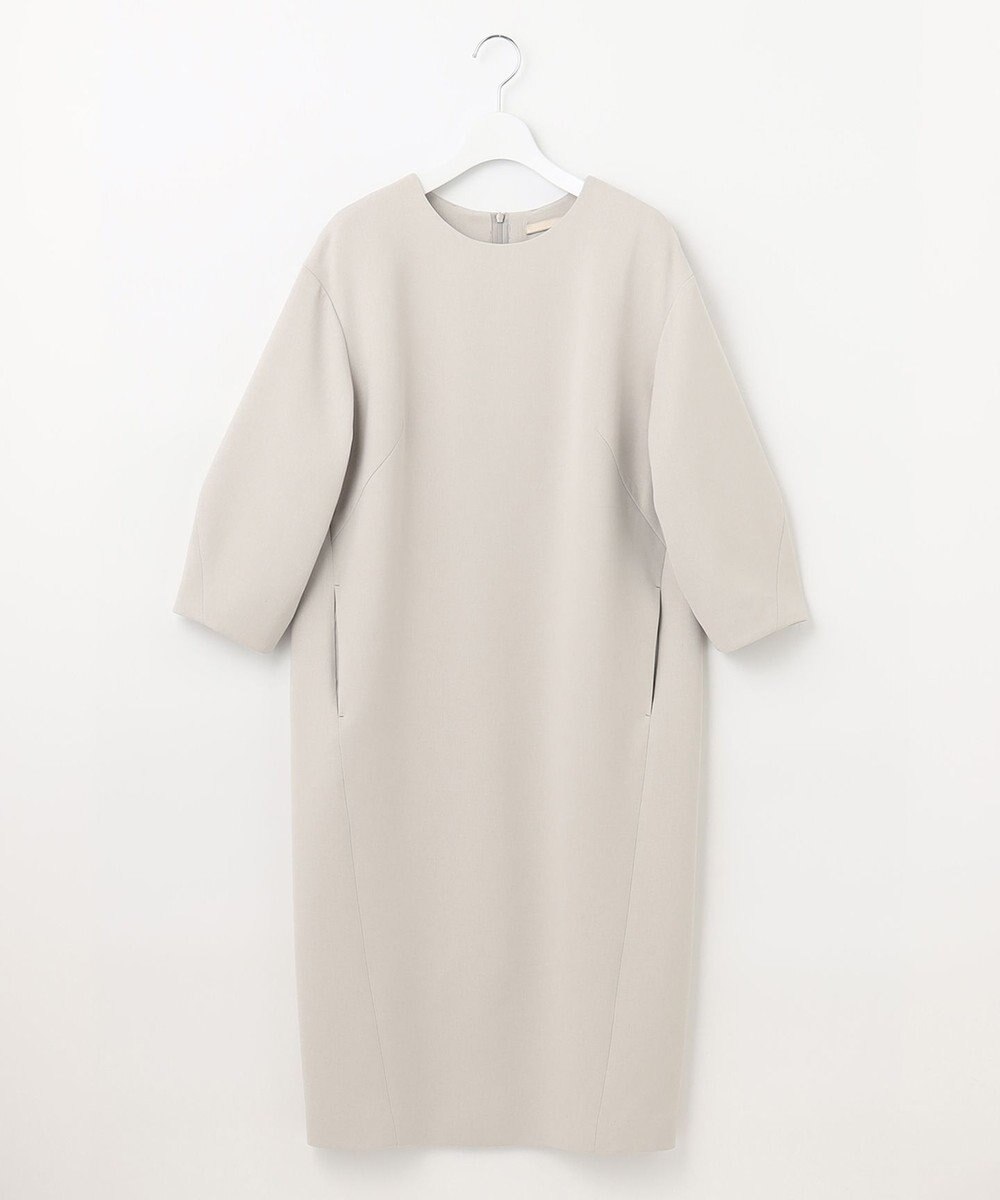 自由区 【XSサイズ～/洗える】ライトダブルクロス ワンピース 