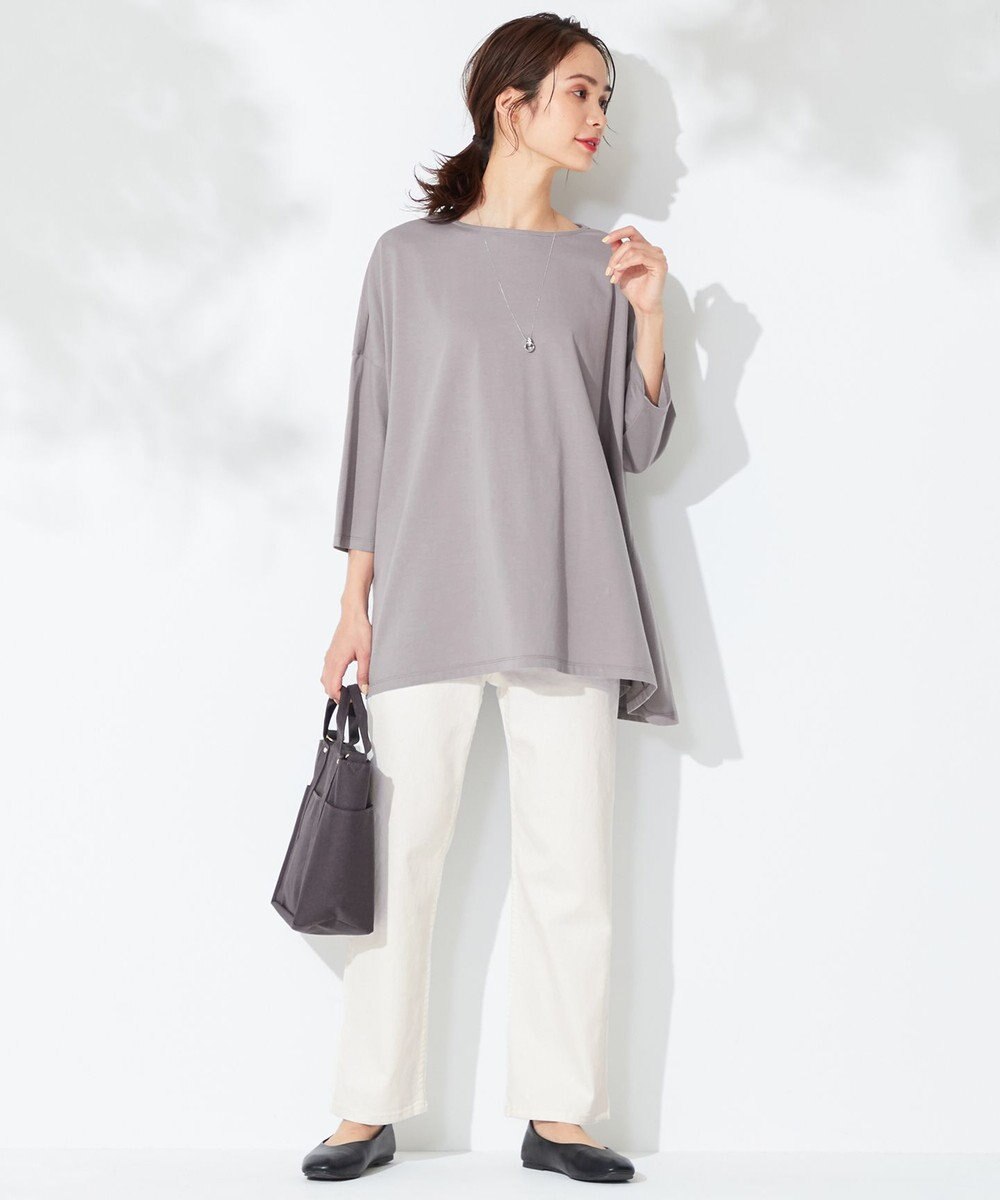 ANY 【洗える】テントライン カットソー 