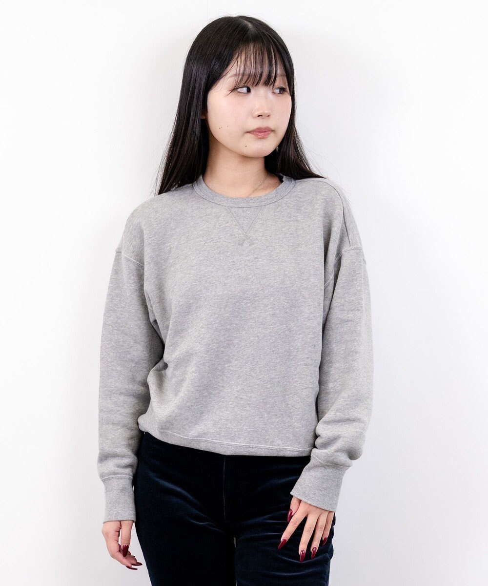 caqu ふわとろスウェットシャツ 