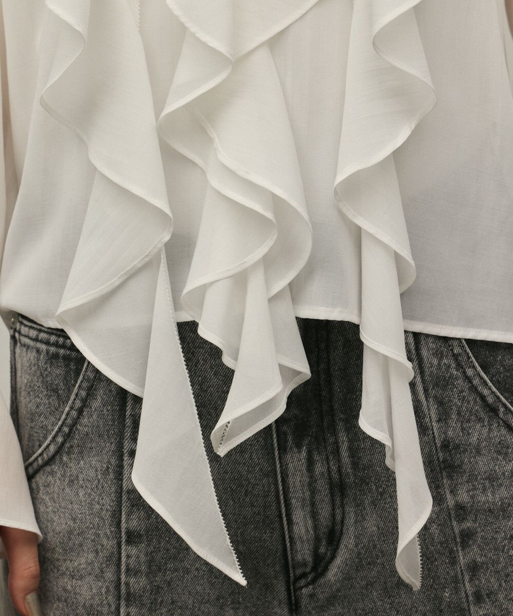 GRACE CONTINENTAL フリルブラウス 