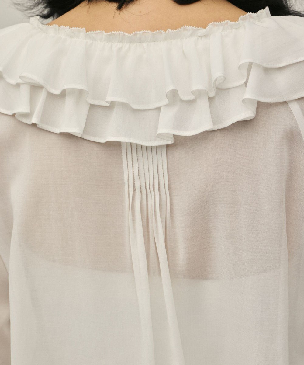 GRACE CONTINENTAL フリルブラウス 