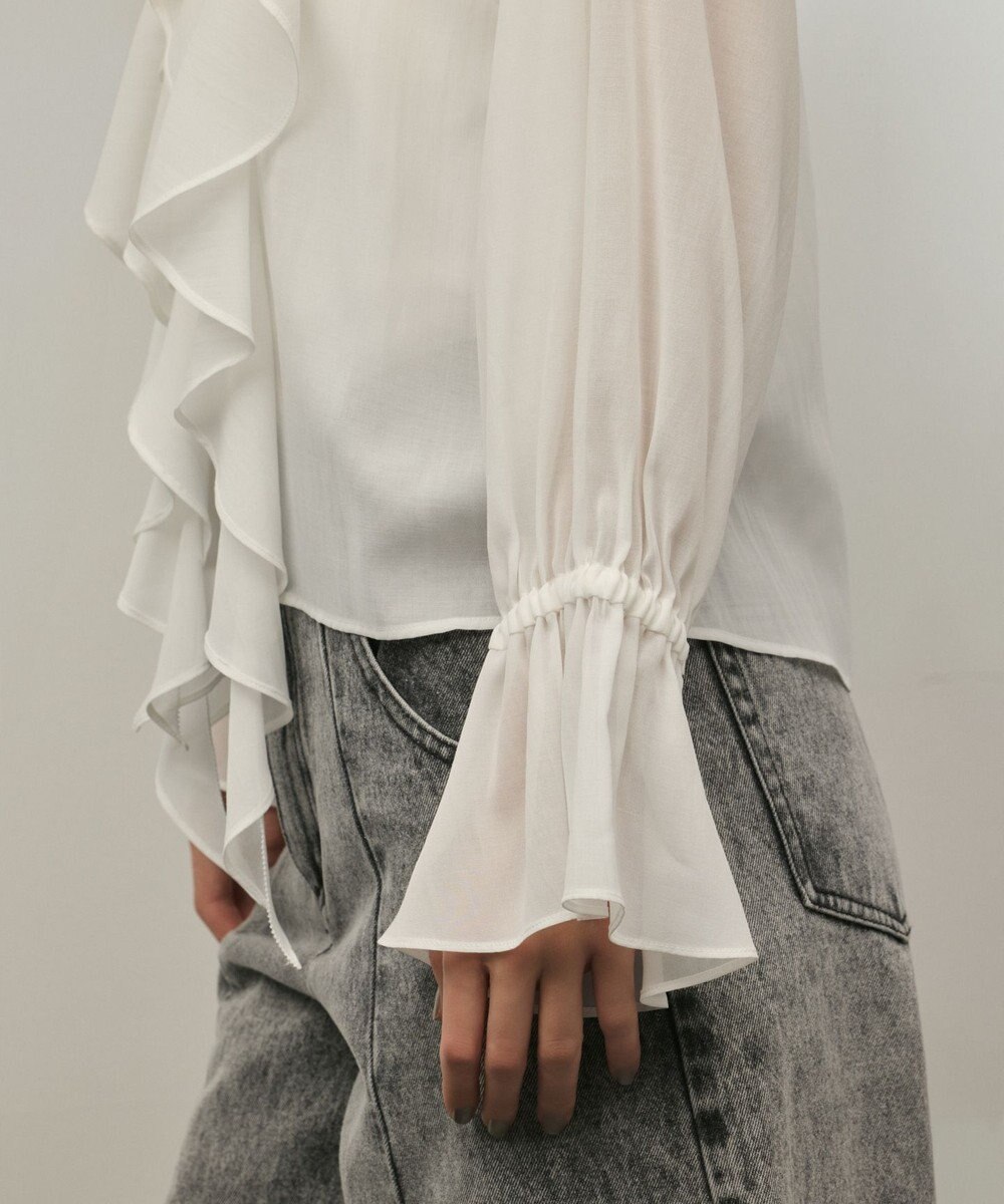 GRACE CONTINENTAL フリルブラウス 