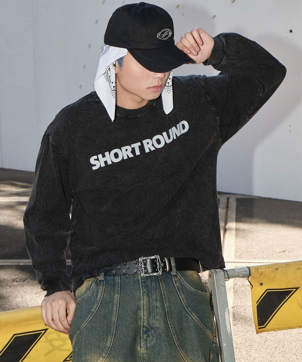 WEGO 【ユニセックス着用ITEM】ケミカルウォッシュグラフィックT（LS） 