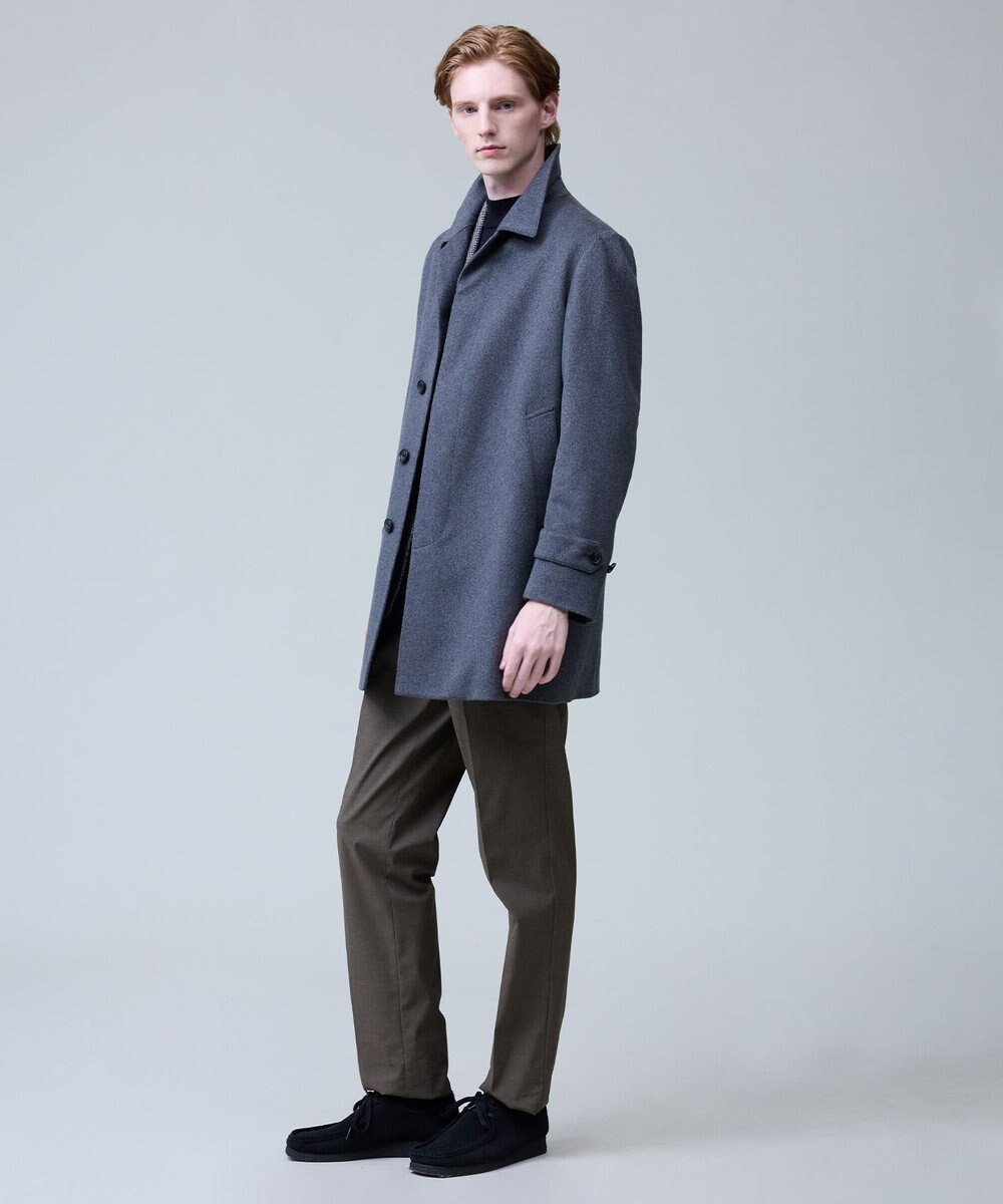 J.PRESS MEN ウールとカシミヤの品格素材【定番】ウールカシミヤビーバー ドレスショートコート_25年モデル 