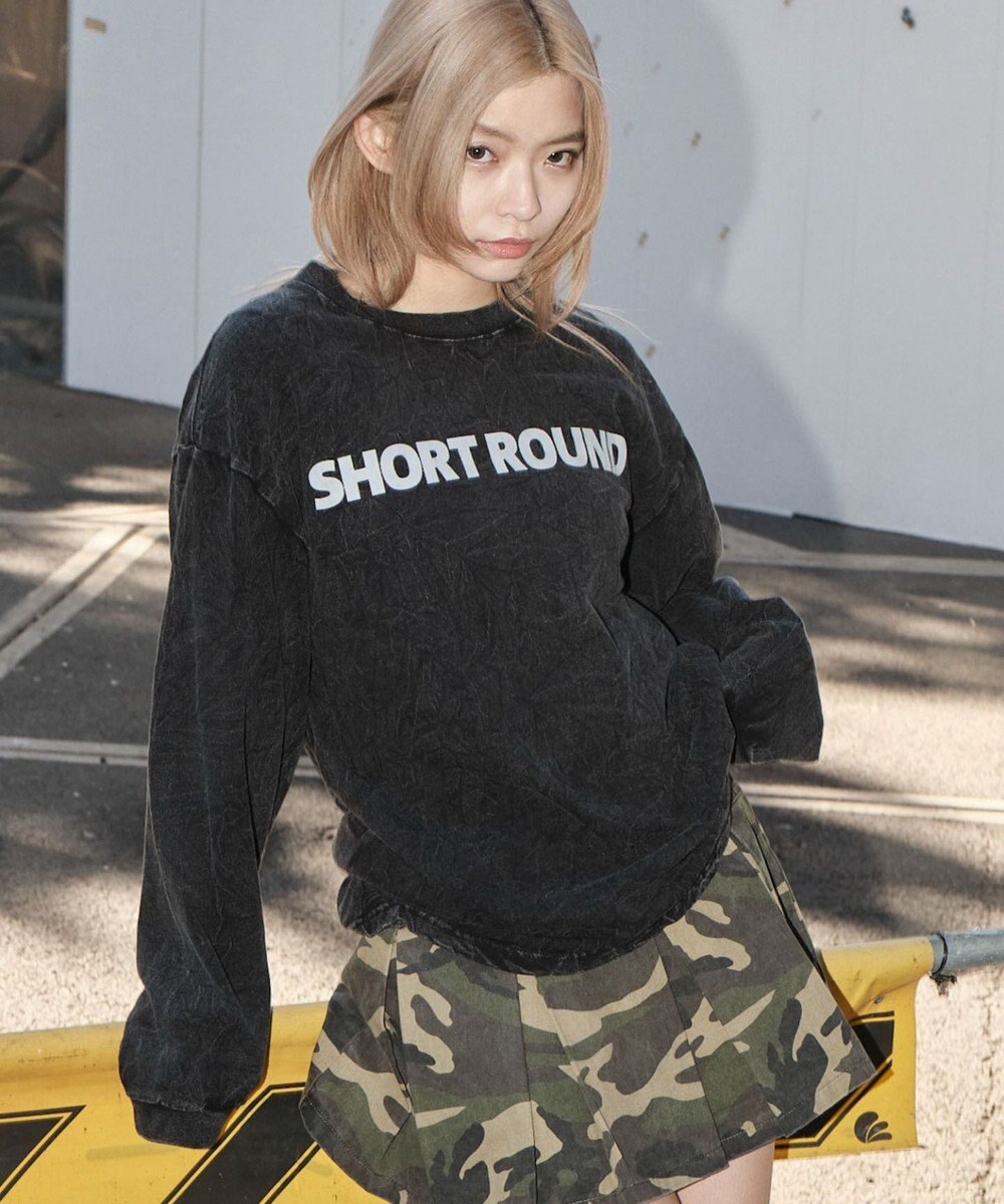 WEGO 【ユニセックス着用ITEM】ケミカルウォッシュグラフィックT（LS） 