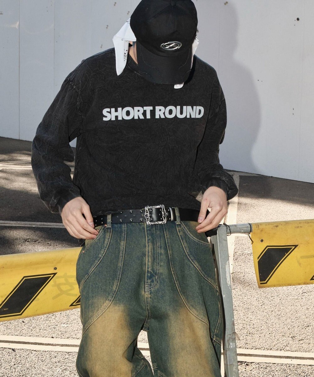 WEGO 【ユニセックス着用ITEM】ケミカルウォッシュグラフィックT（LS） 