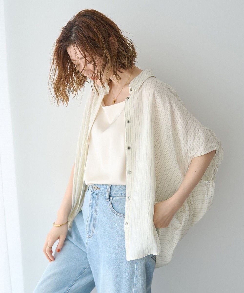 YECCA VECCA ストライプ柄シャツ 