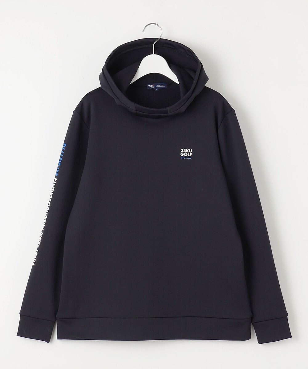 23区GOLF 【MEN】ストレッチ裏フリース フーディー 