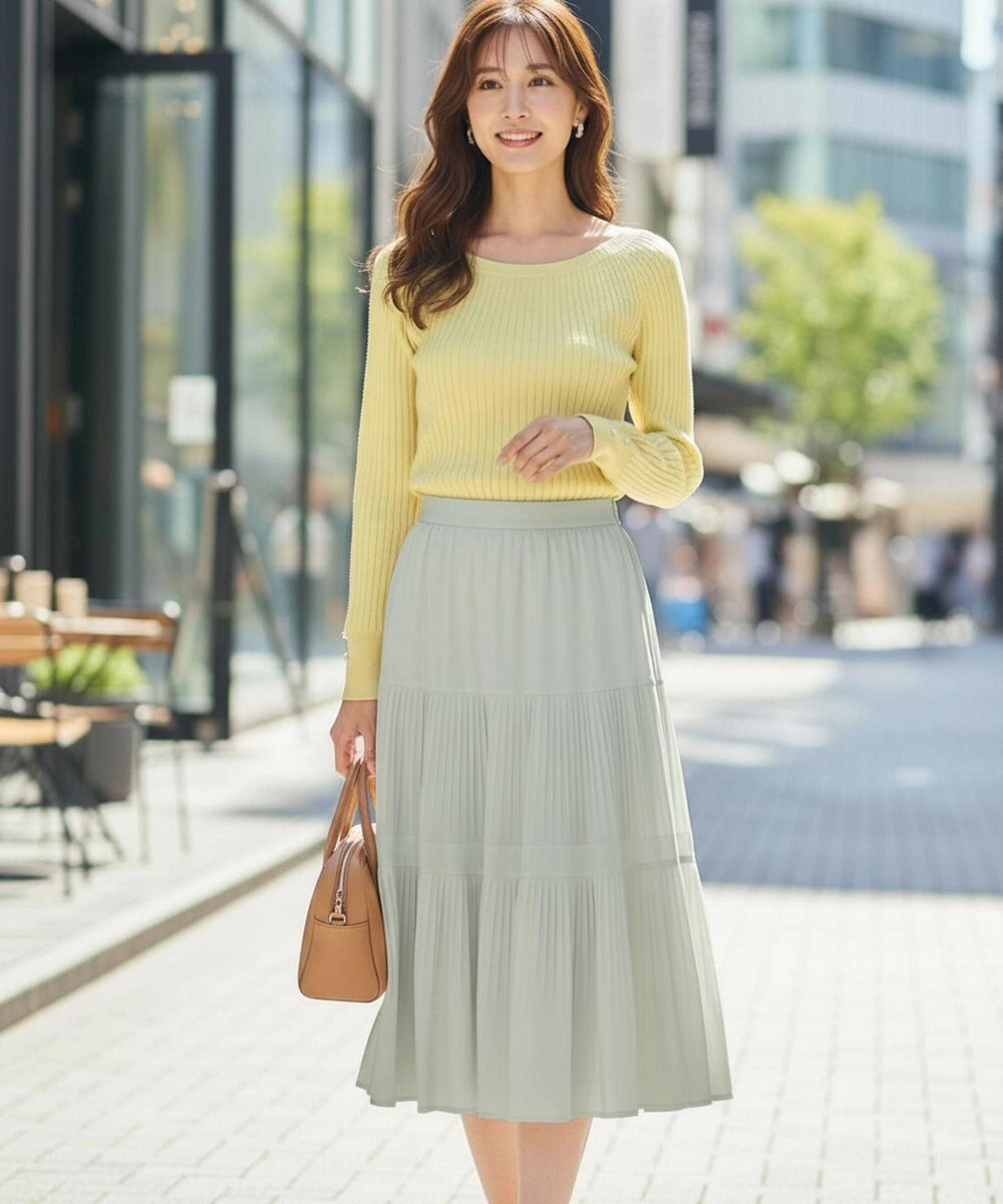 ANY SIS L 【洗える】キュウシンRIB ニット 