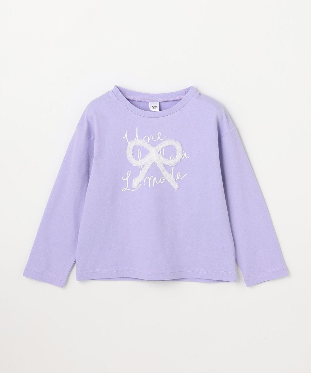 ANY KIDS 【綿100%】リボンアソート 長袖Tシャツ 