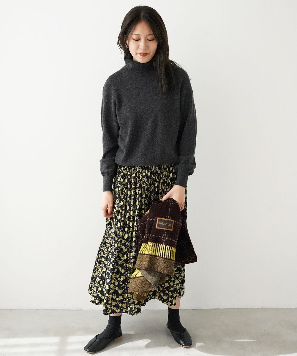 nitorito 【UNISEX】stamp チェック柄 3WAY ストール 