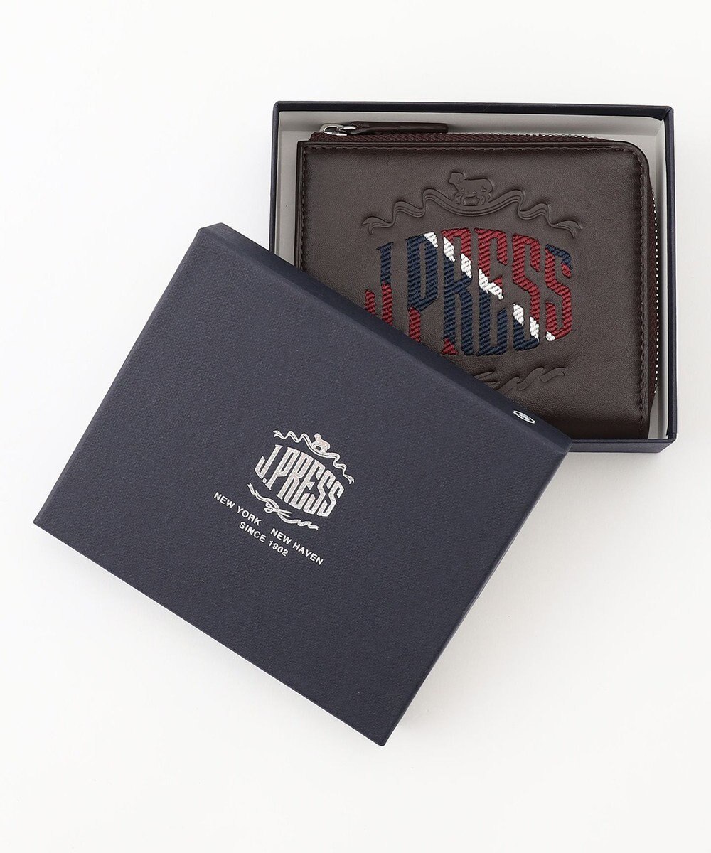 J.PRESS MEN 【MORPHO×J.PRESS】オーセンティックレジメンタル マルチウォレット(Ｌ字ラウンドファスナー) 