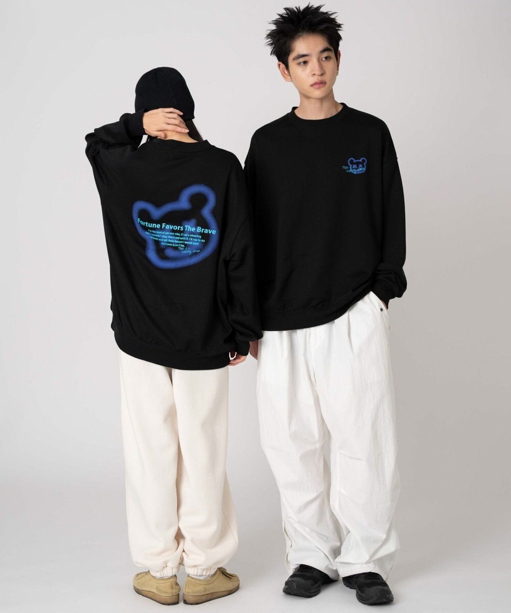 WEGO 【ユニセックス着用ITEM/SMLサイズ展開】アソートグラフィックプルオーバー2 