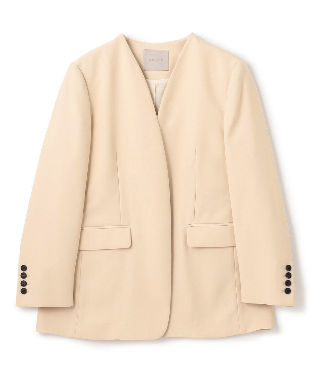 UNFILO ノーカラージャケット 