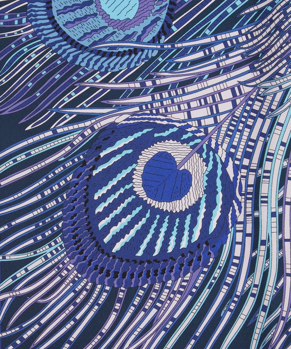 LIBERTY. ヘラ 90x90 シルクスカーフ 