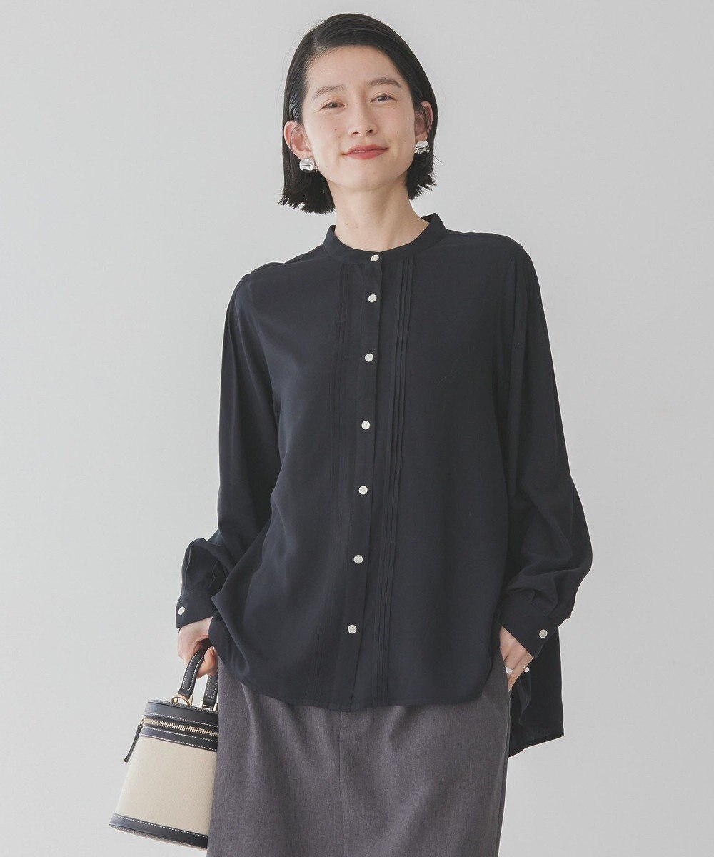 AMERICAN HOLIC サラックールタックブラウス 