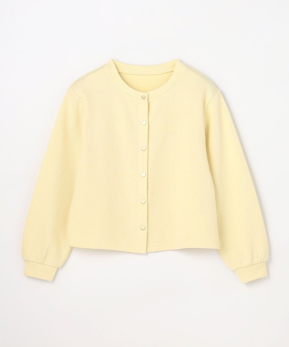 ANY KIDS 【洗濯機可能】スナップボタン カーディガン 