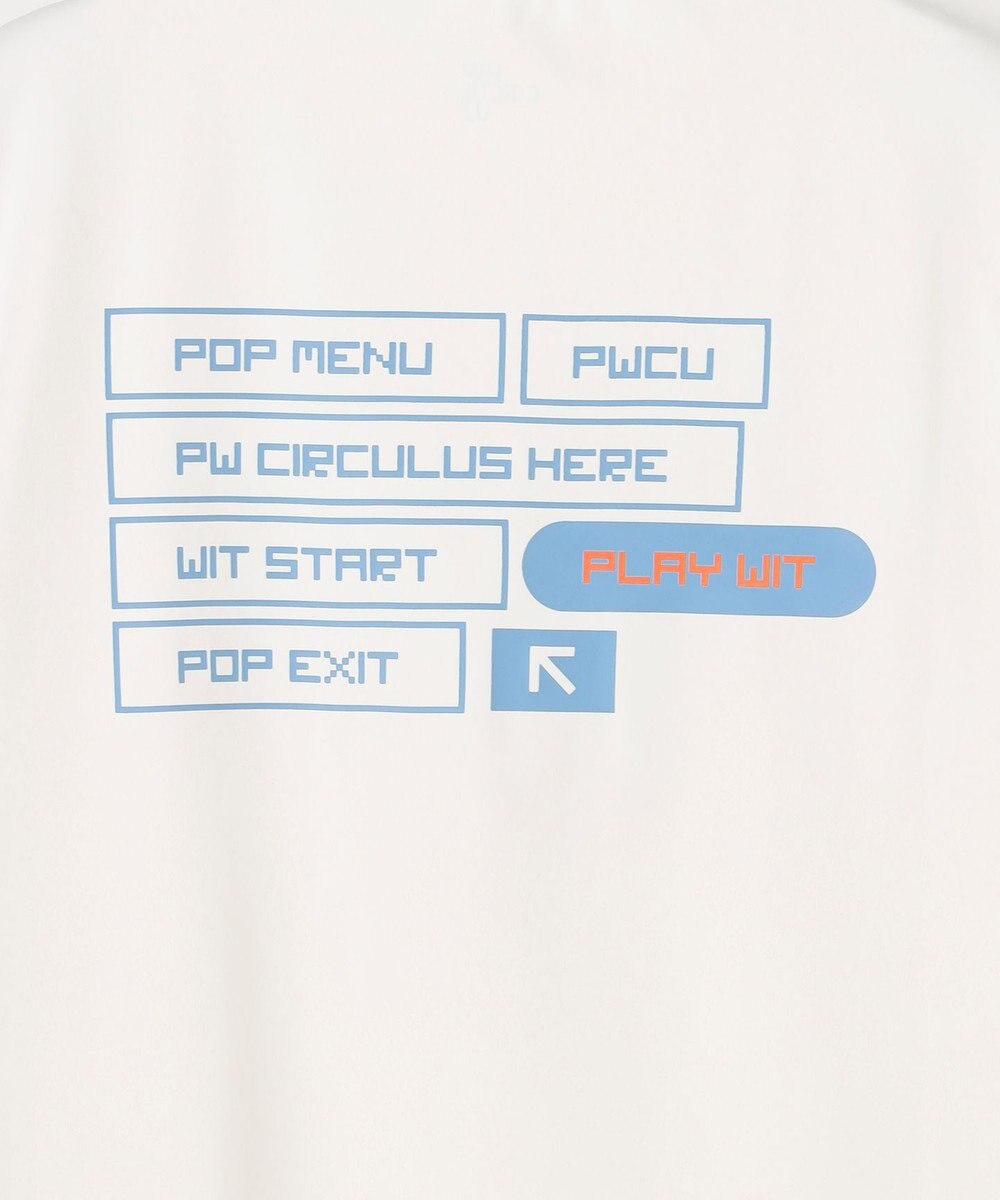 PW CIRCULUS 最新作！【WOMEN】 PIXEL GRAPHIC モックネックT  ゴルフウェア レディース 
