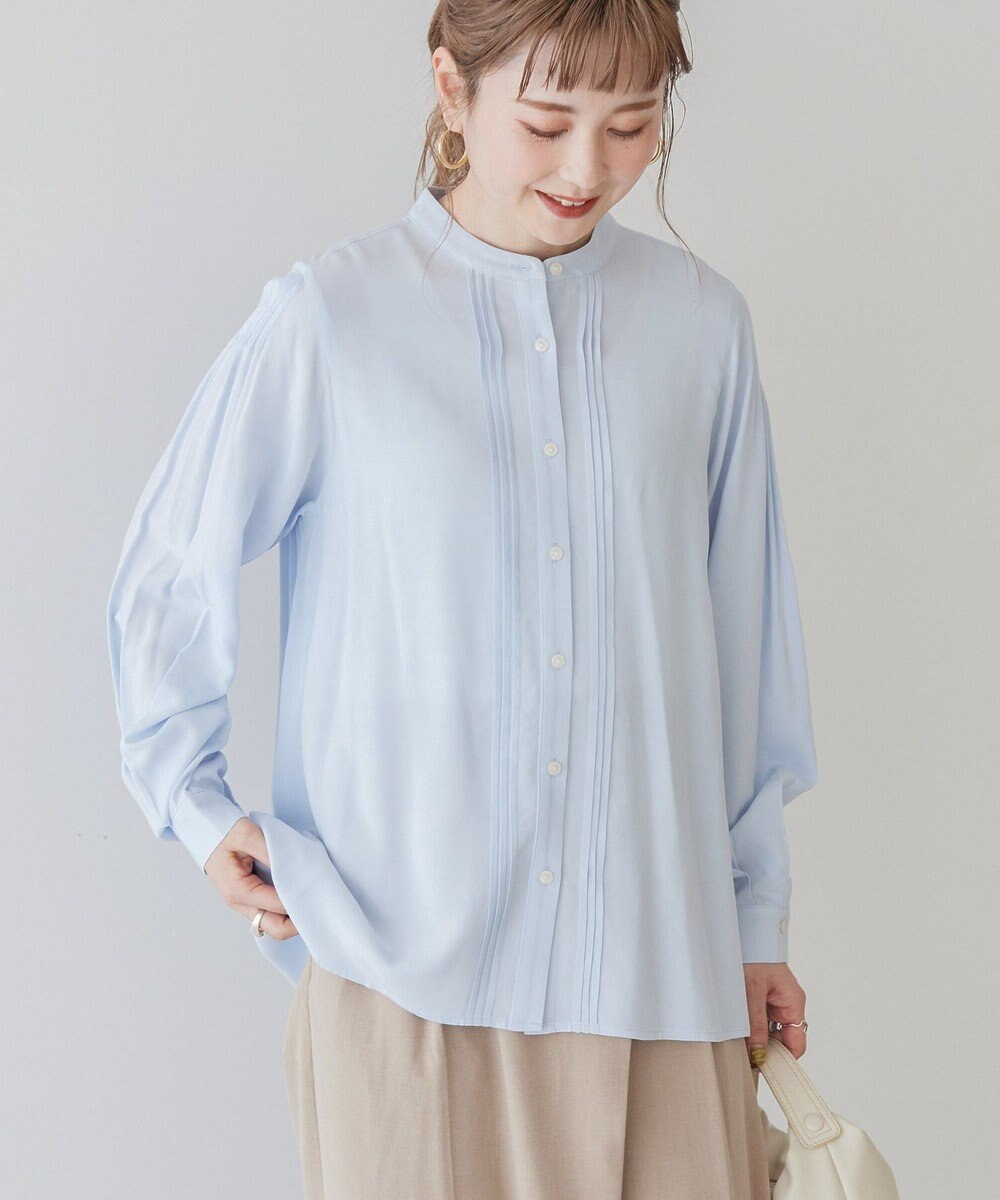 AMERICAN HOLIC サラックールタックブラウス 