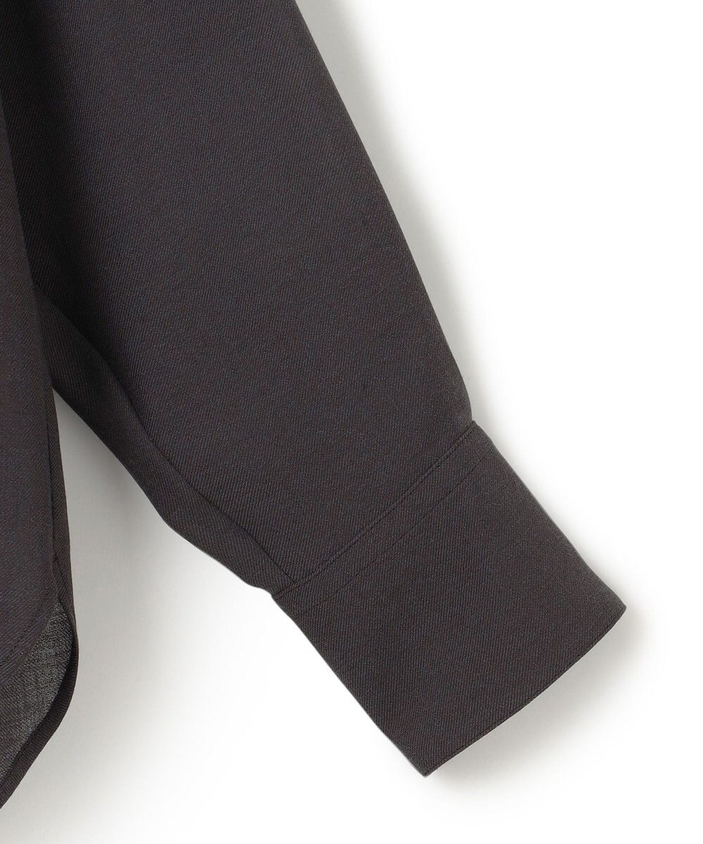 23区 【Oggi10月号掲載/洗える】ウールシアービエラ バンドカラー シャツ 