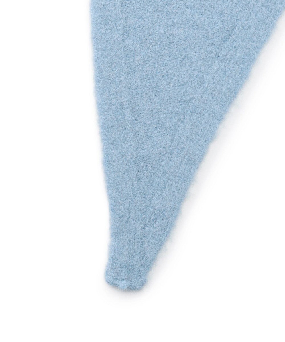 UNFILO 【WEB/一部店舗限定】ふわふわニット 三角ストール 