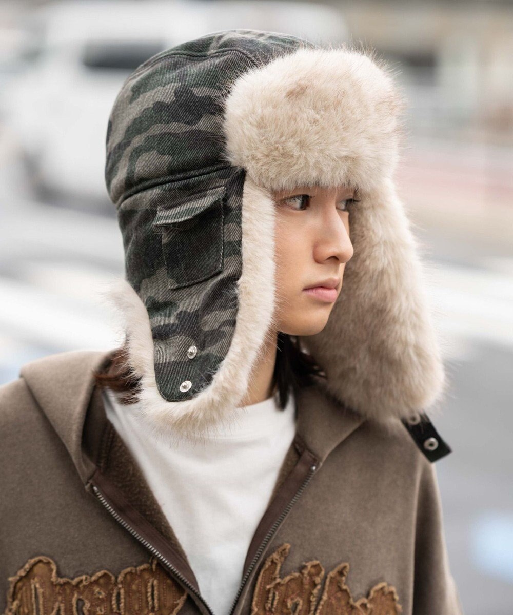 WEGO 【ユニセックス着用ITEM/暖かい】フライトキャップ 