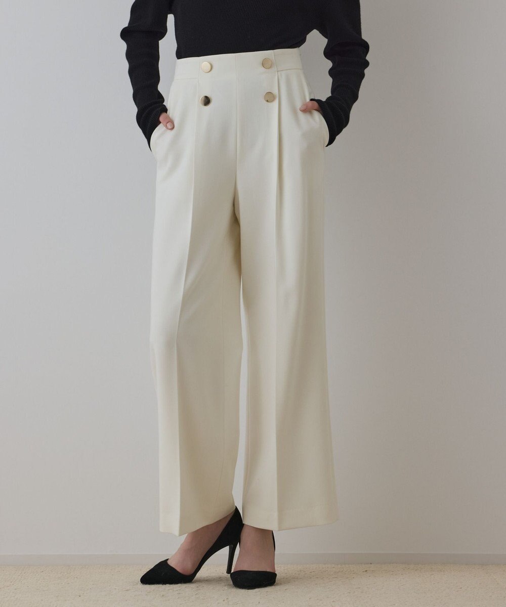 GRACE CONTINENTAL ダブルクロスマリンパンツ 